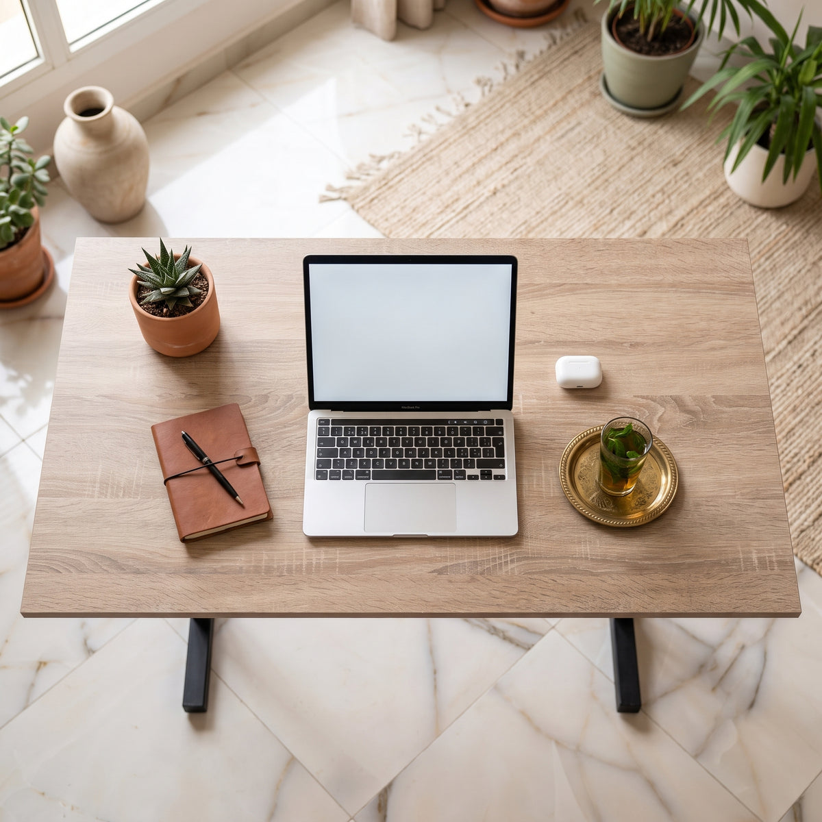 Bureau ATEC900 – installation vue du dessus