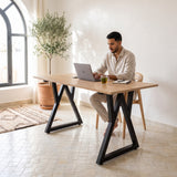 Bureau VIVOTEC 140 cm – dans un appartement