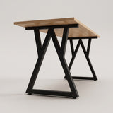 Bureau VIVOTEC 140 cm – structure acier en profil