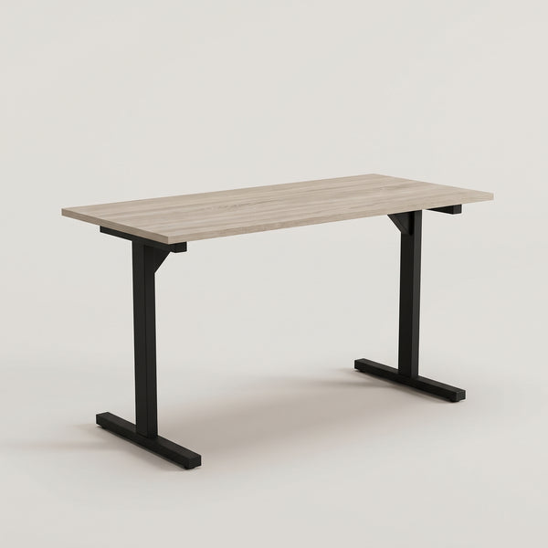 Bureau ATEC900 – chêne, vue 3/4