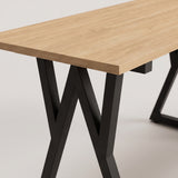 Bureau VIVOTEC 140 cm – détail plateau et piètement
