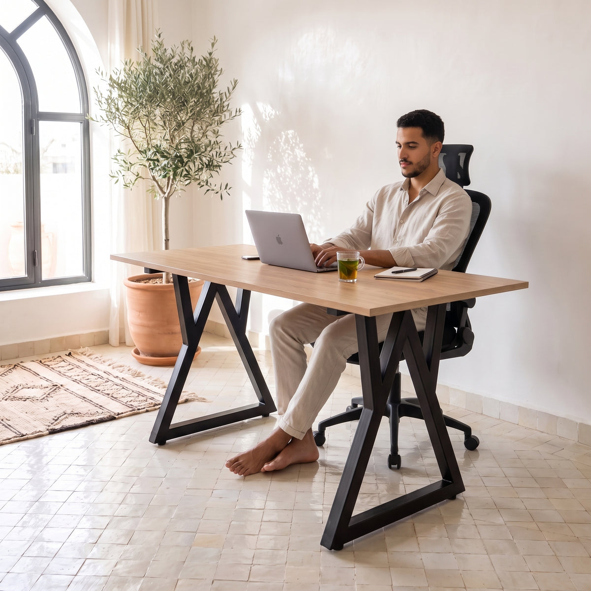 Chaise ergonomique MonBureau – en situation de travail