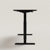 Bureau LEVORA motorisé 140 cm – profil du pied télescopique